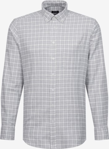 Coupe regular Chemise ' Schwarze Rose ' SEIDENSTICKER en gris : devant