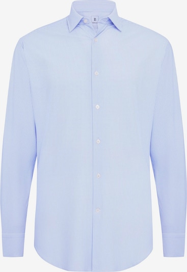 Funkciniai marškiniai iš Boggi Milano, spalva – šviesiai mėlyna / balta, Prekių apžvalga