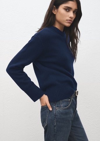 MANGO Pullover in Blau