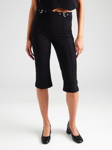 Slimfit Pantaloni di About You x Romina Palm in nero: frontale
