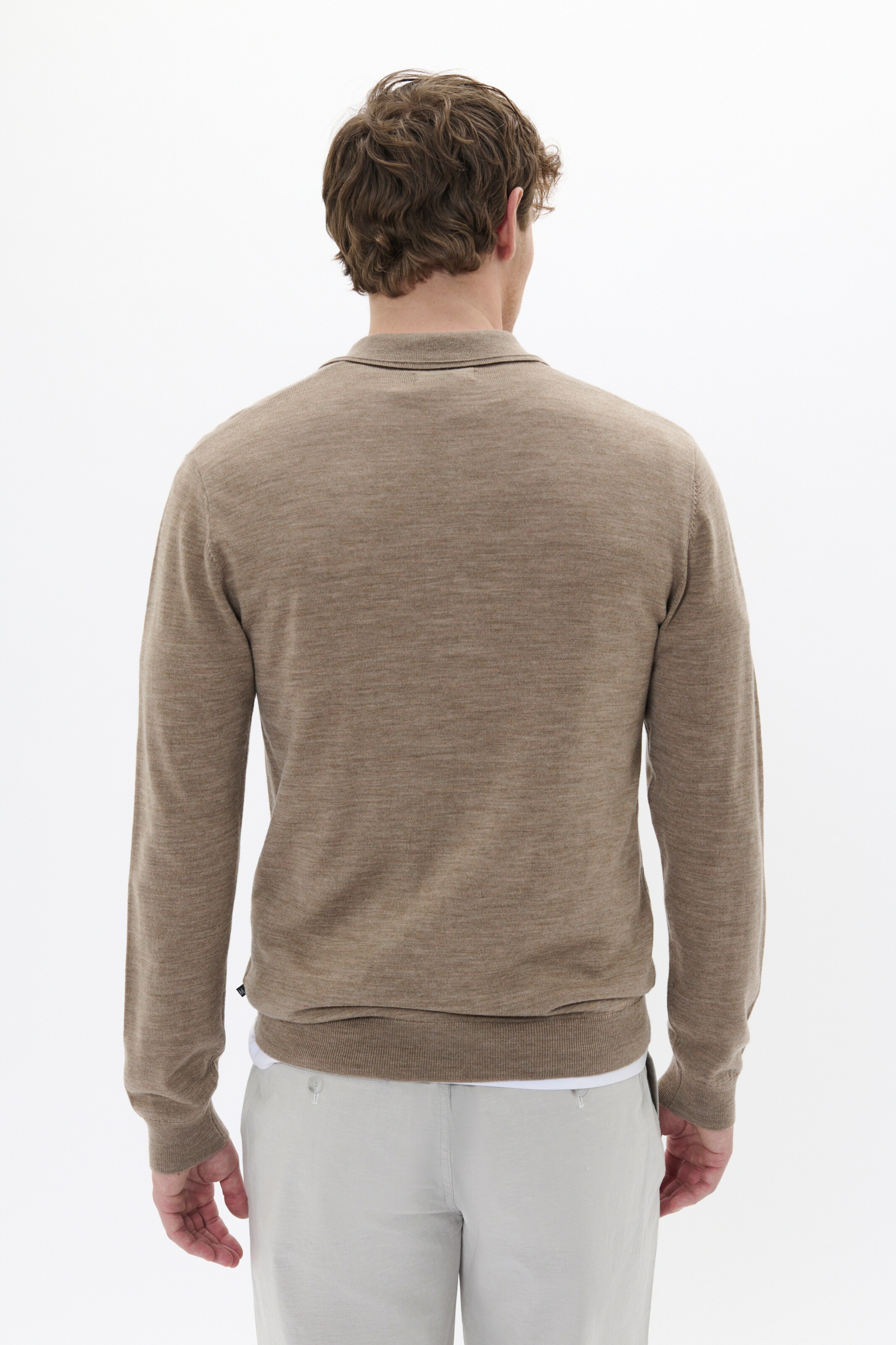 Matinique Pullover 'Polo' in Braun
