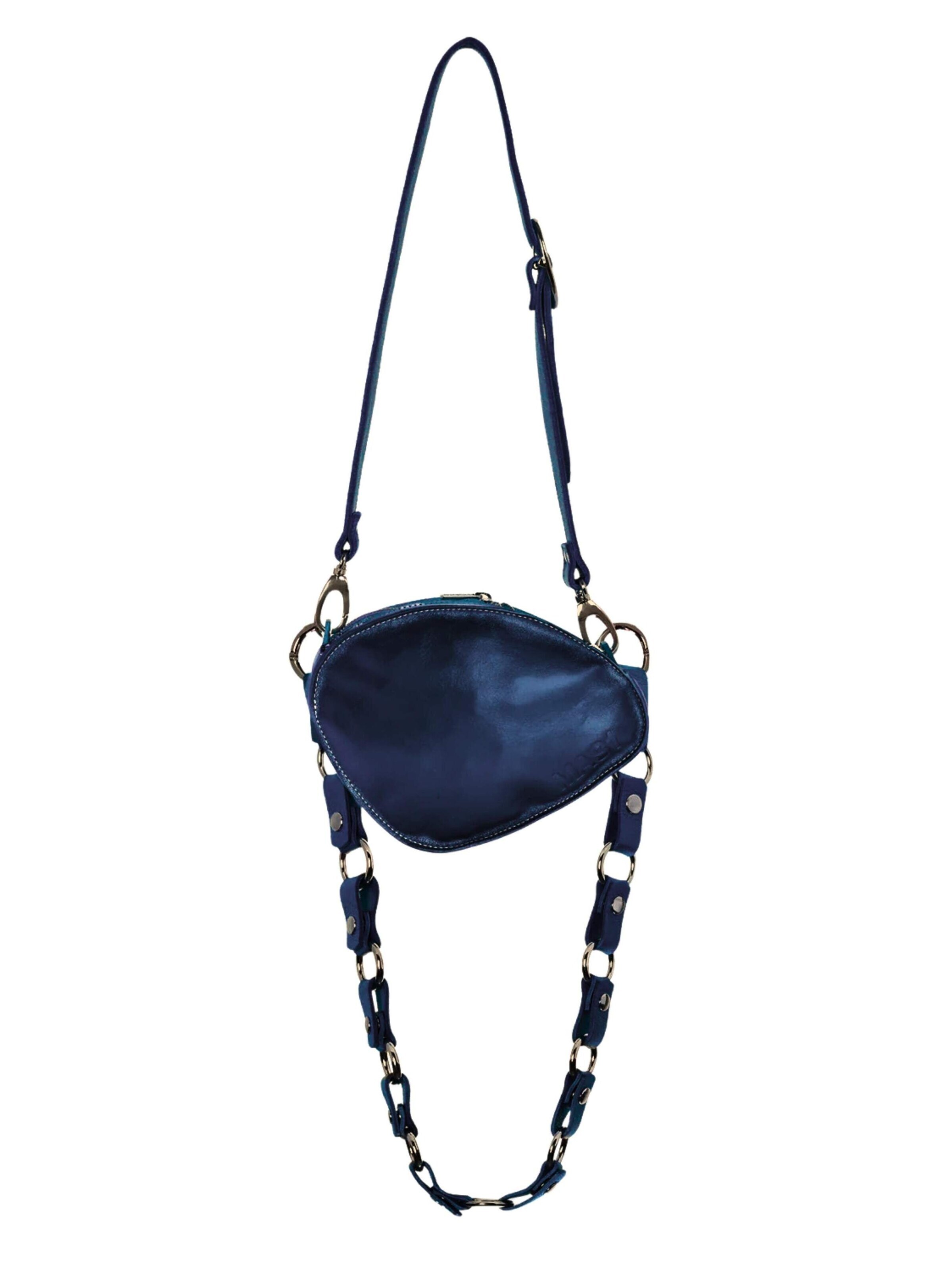 MAS1 Crossbody bag 'Trotter x Duo' in Blue: front