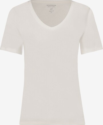 T-shirt Brookshire en beige : devant