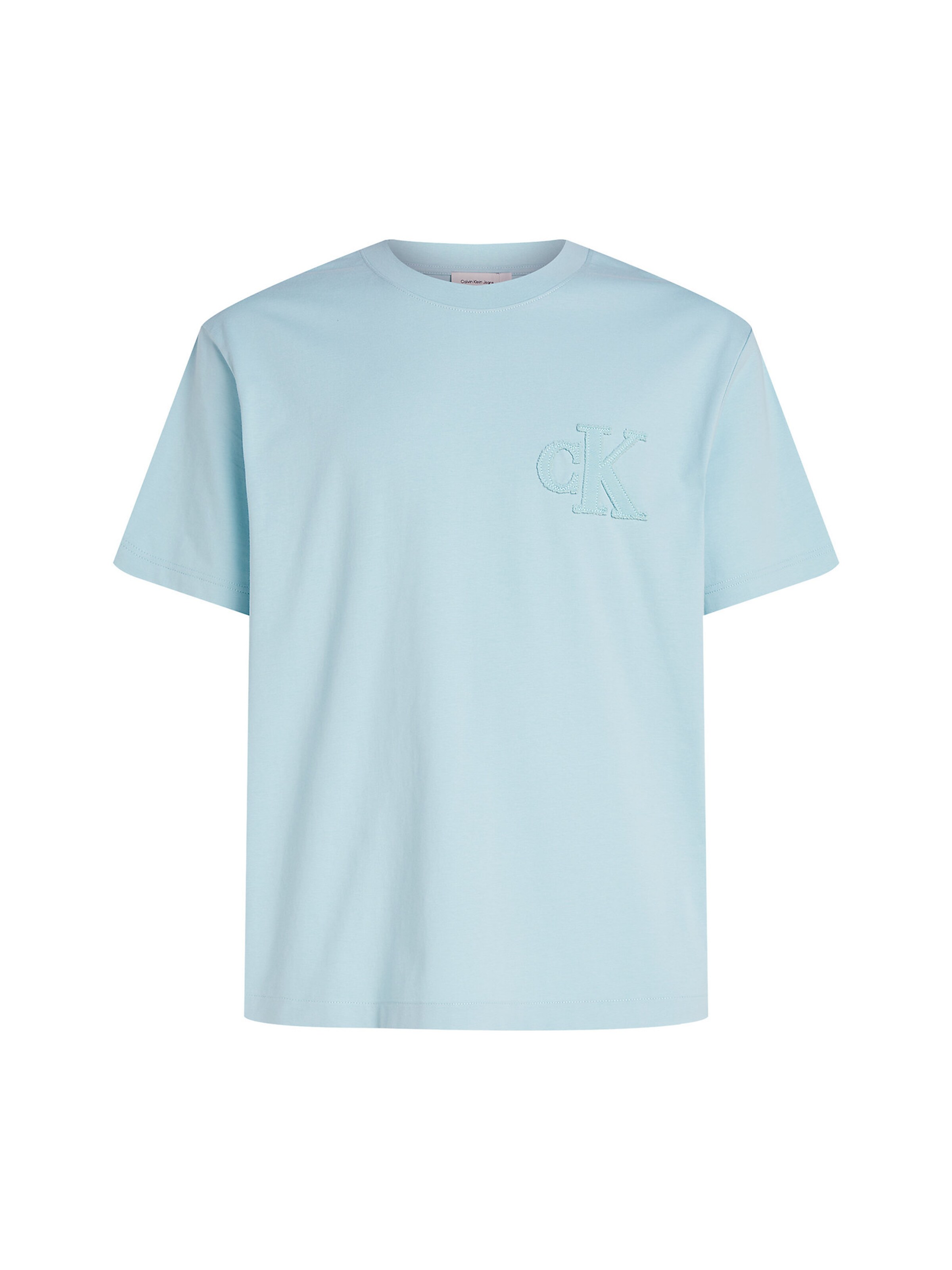 T-Shirt Calvin Klein Jeans en bleu : devant