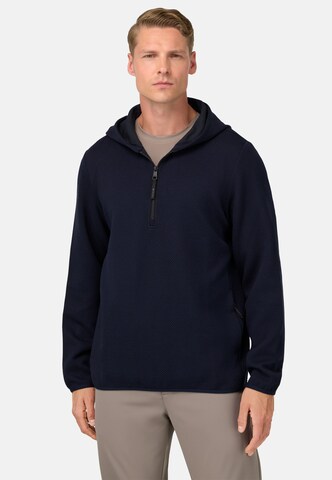 Boggi Milano Sweatshirt in Blue: front
