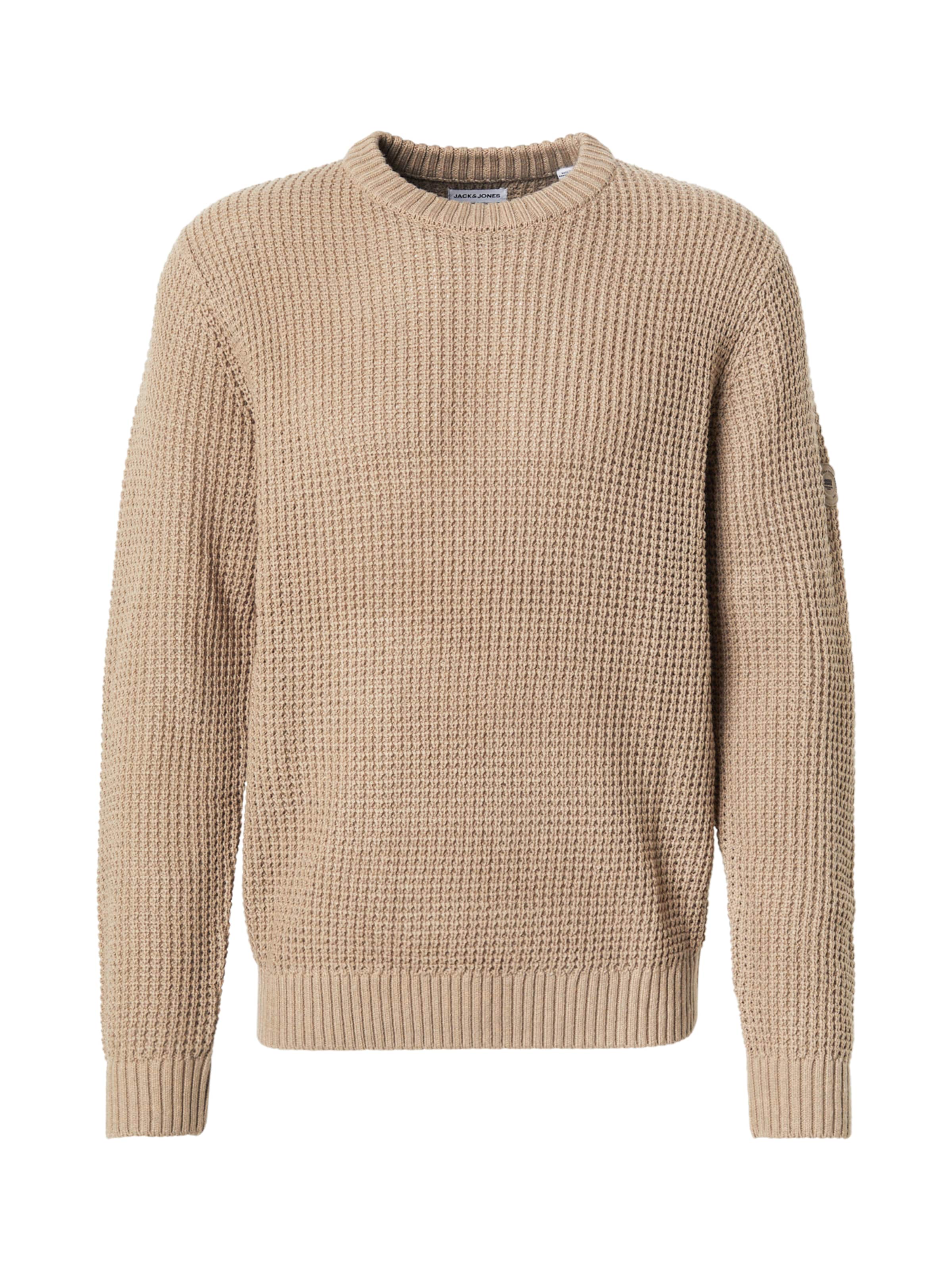 JACK & JONES Pull-over 'JJLINK' en camel, Vue avec produit