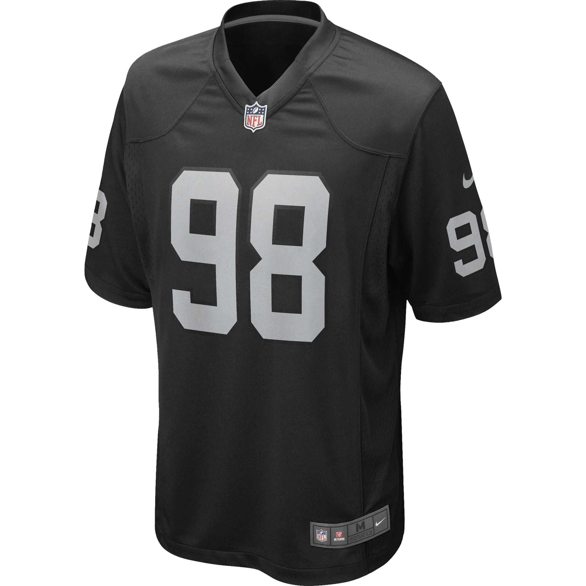 NIKE Jersey 'Las Vegas Raiders Game Home M Crosby' in Black: front