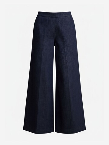 Il Lanificio Baggy Broek in Blauw: voorkant