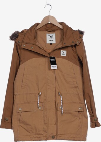 Iriedaily Jacket & Coat in L in Beige: front