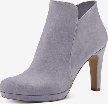 TAMARIS Booties in Purple: front