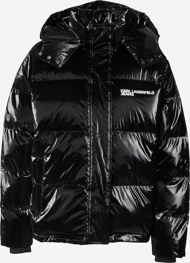 KARL LAGERFELD JEANS Zimska jakna u crna / bijela, Pregled proizvoda