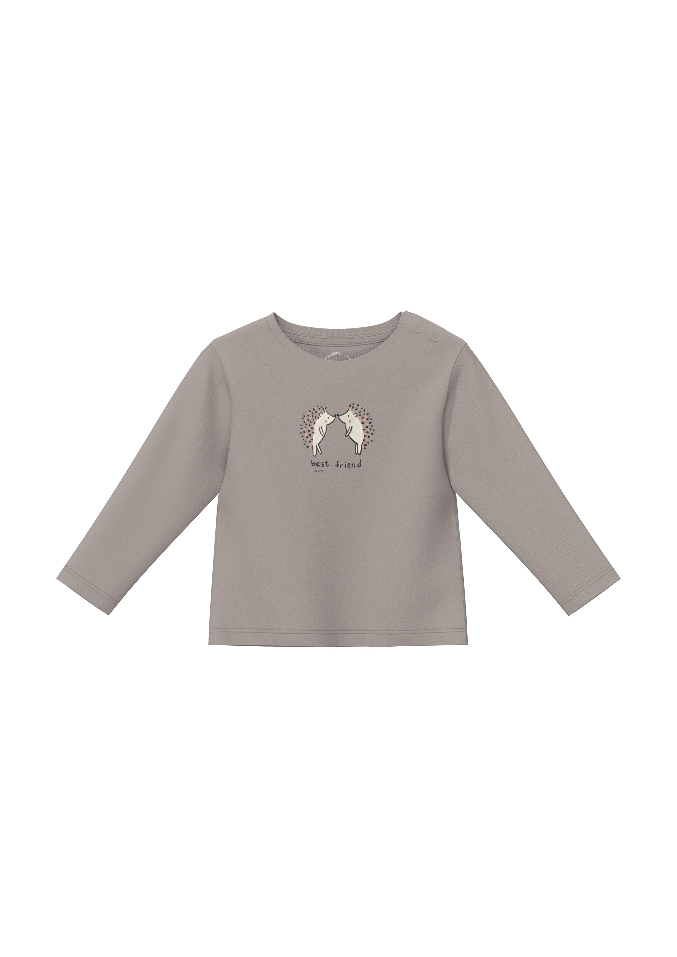 T-Shirt s.Oliver en gris : devant