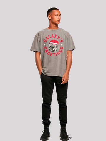 T-Shirt 'Star Wars Mando Galaxy´s Greetings' F4NT4STIC en gris