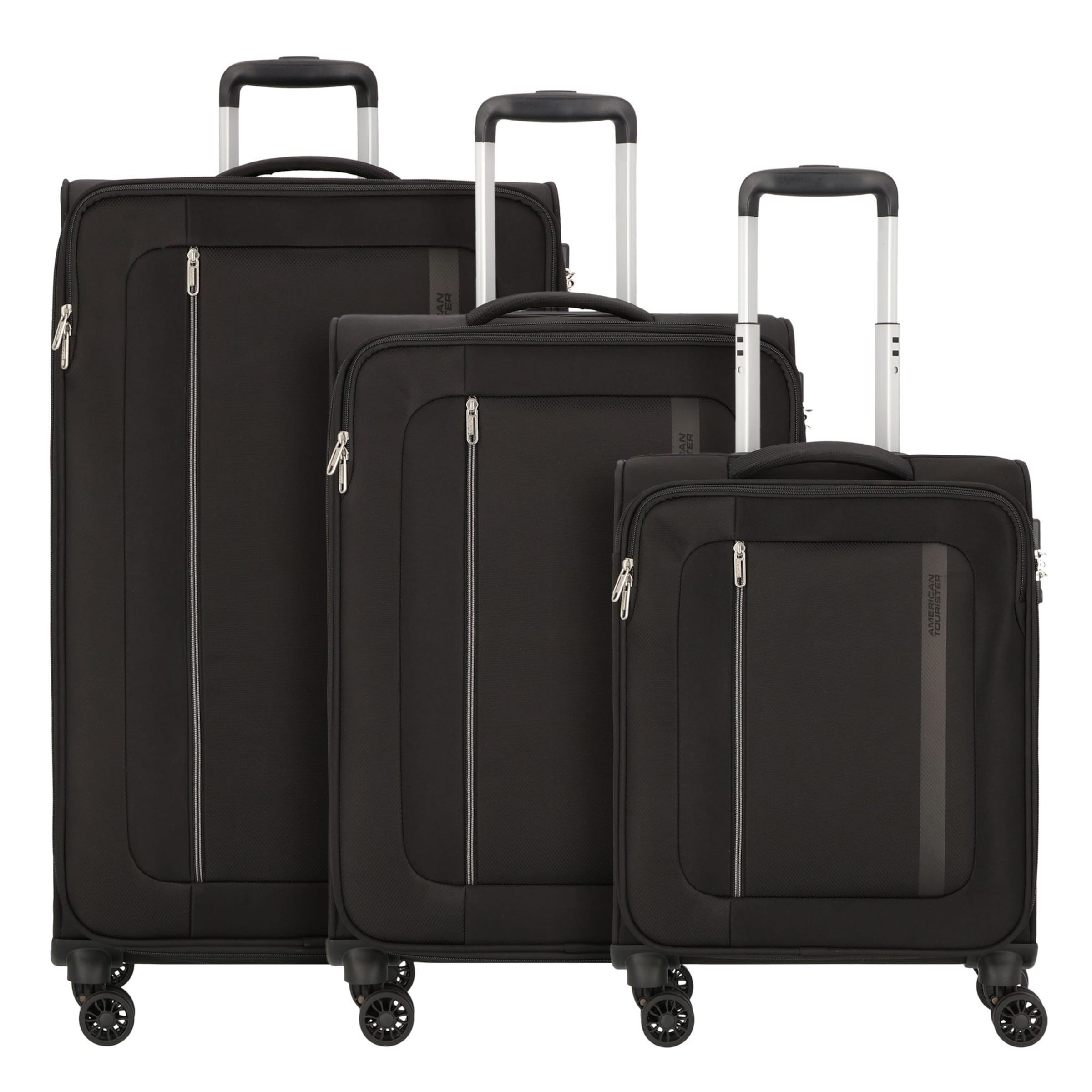 Ensemble de bagages American Tourister en noir : devant