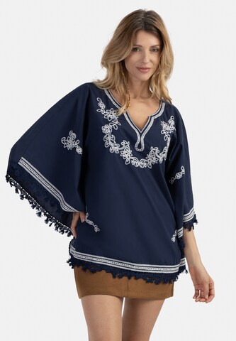 usha FESTIVAL Cape in Blauw