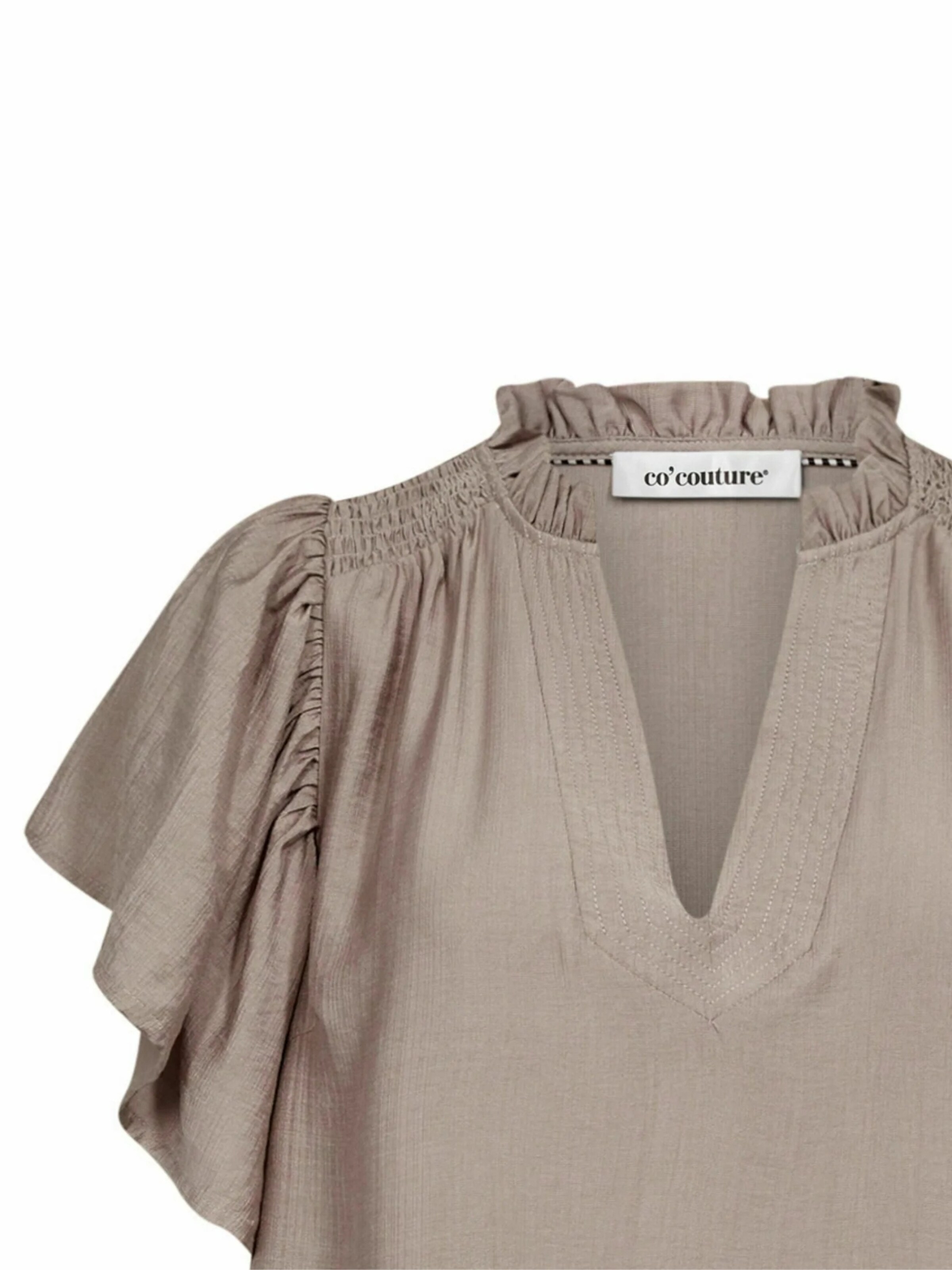 Robe ' Hera' co'couture en marron