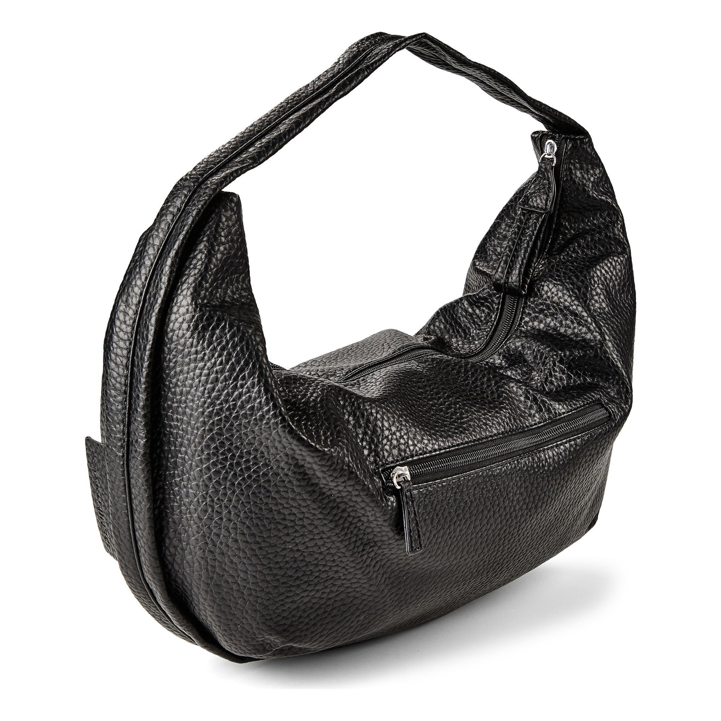 TOM TAILOR DENIM Schoudertas 'Alonda' in Zwart