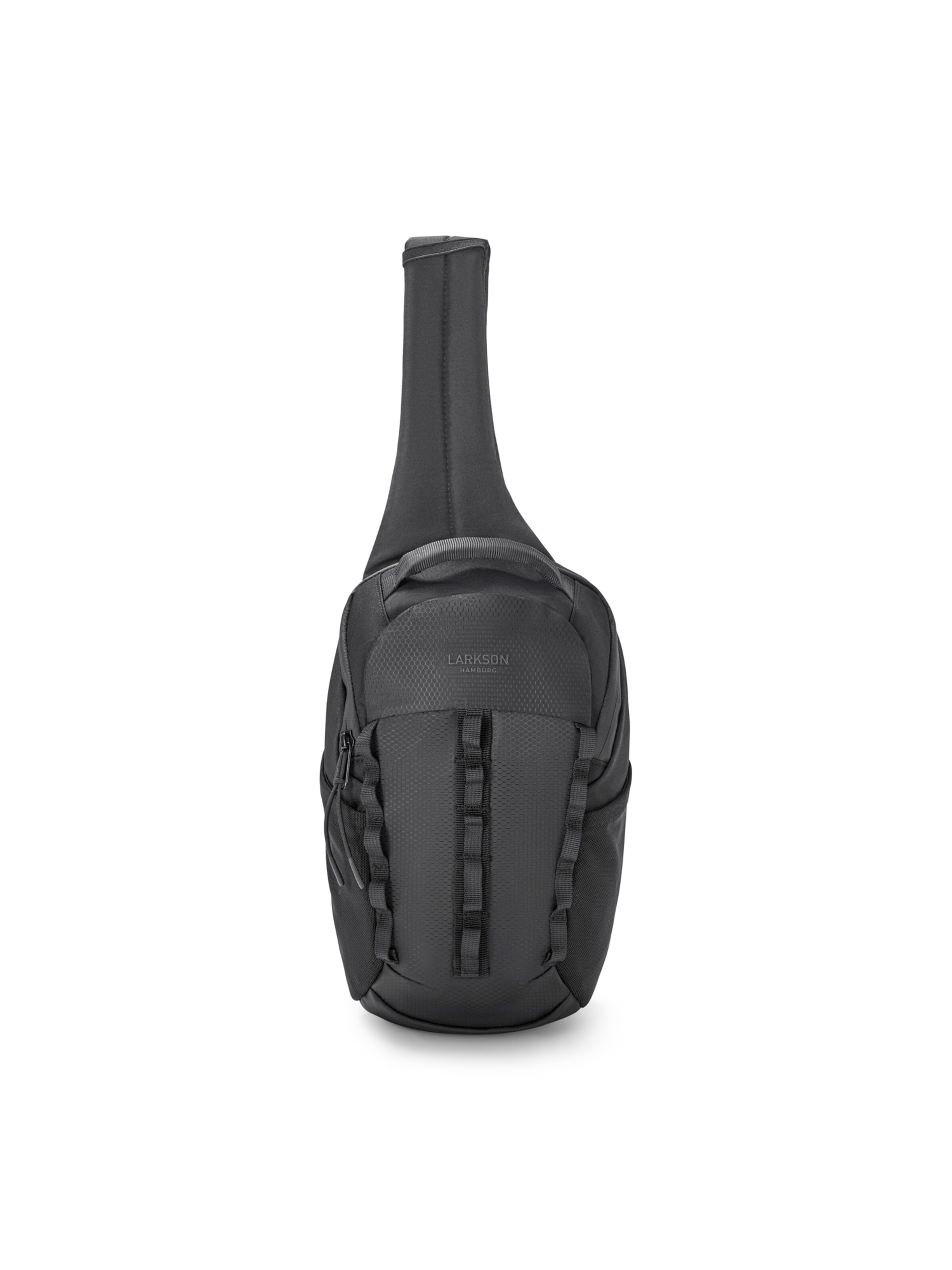 Borsa a tracolla 'Klint Sling' di LARKSON in nero: frontale
