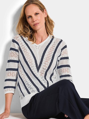 Pull-over Goldner en blanc
