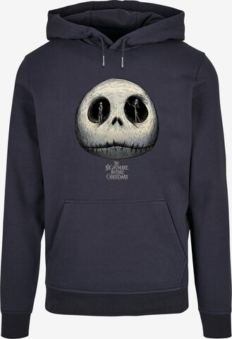 ABSOLUTE CULT Sweatshirt 'The Nightmare Before Christmas' in Blau: Vorderseite