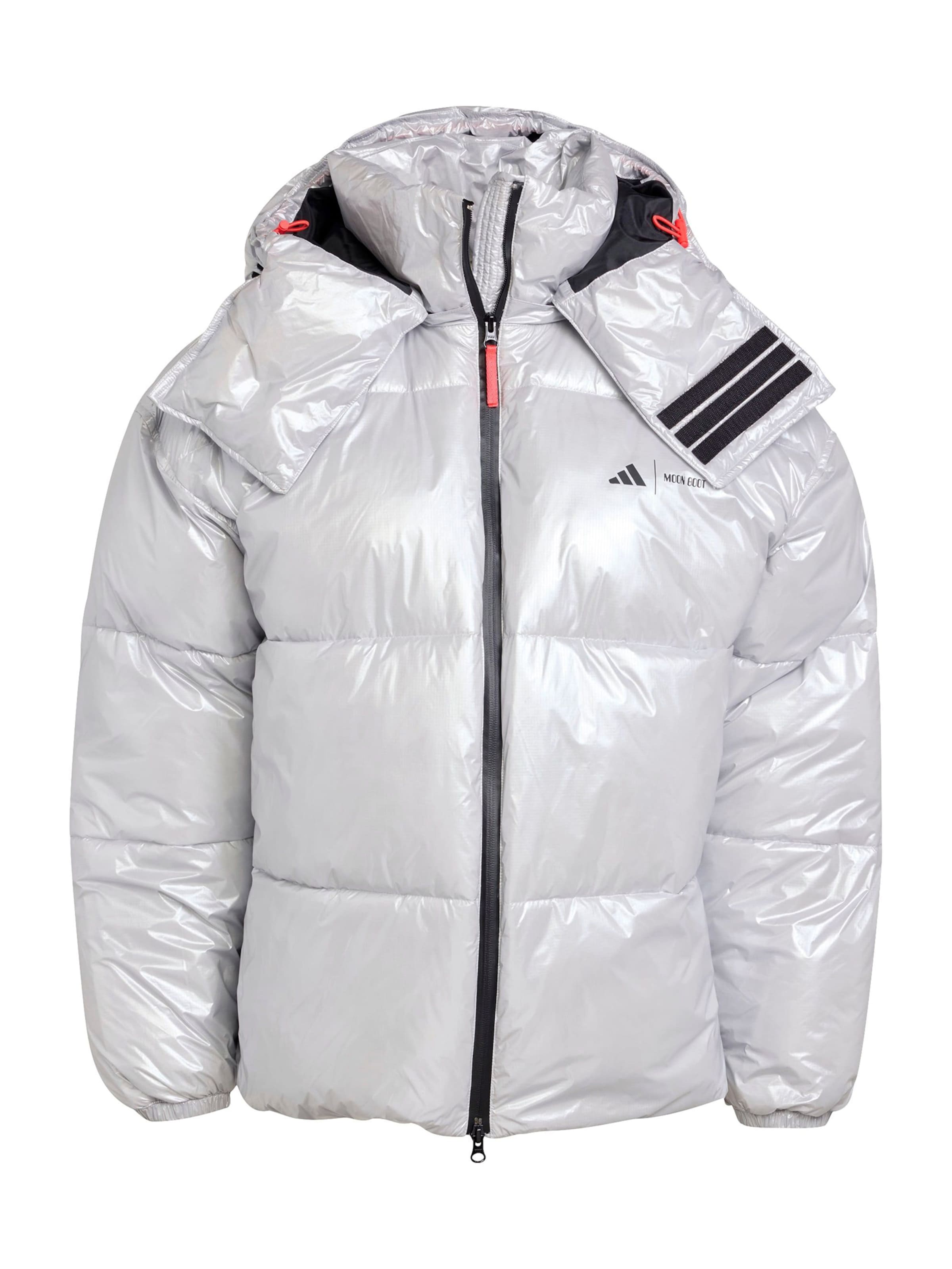 ADIDAS SPORTSWEAR Αθλητικό μπουφάν 'Adidas x Moon Boot' σε ασημί, Άποψη προϊόντος