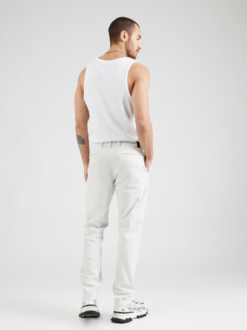 REPLAY - Slimfit Calças chino 'BENNI' em branco