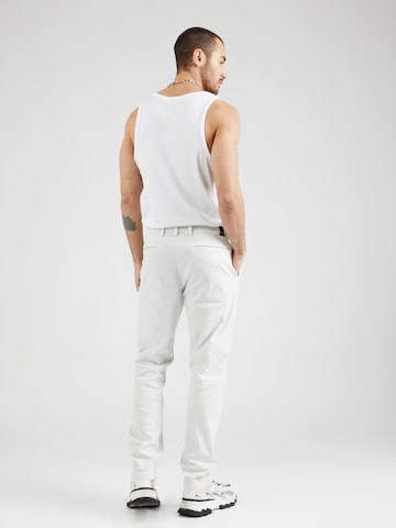 REPLAY Liibuv Chino-püksid 'BENNI', värv valge