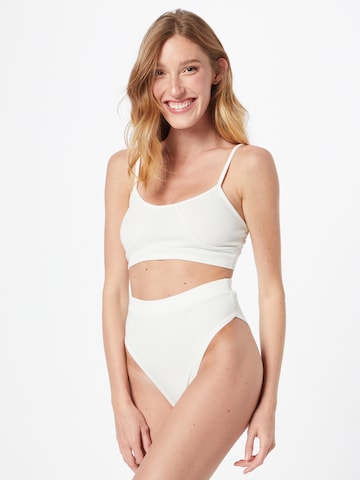 Bustier Ensemble de linge Nasty Gal en blanc : devant