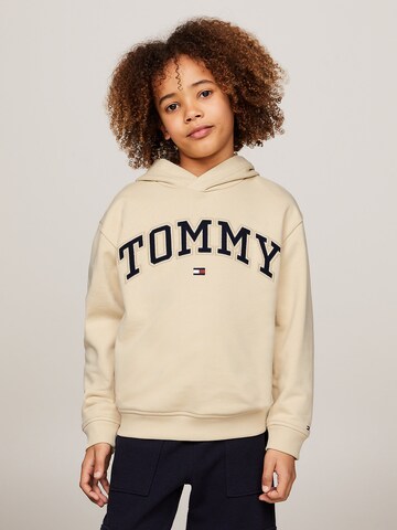 TOMMY HILFIGER Sweatshirt 'VARSITY' in Beige