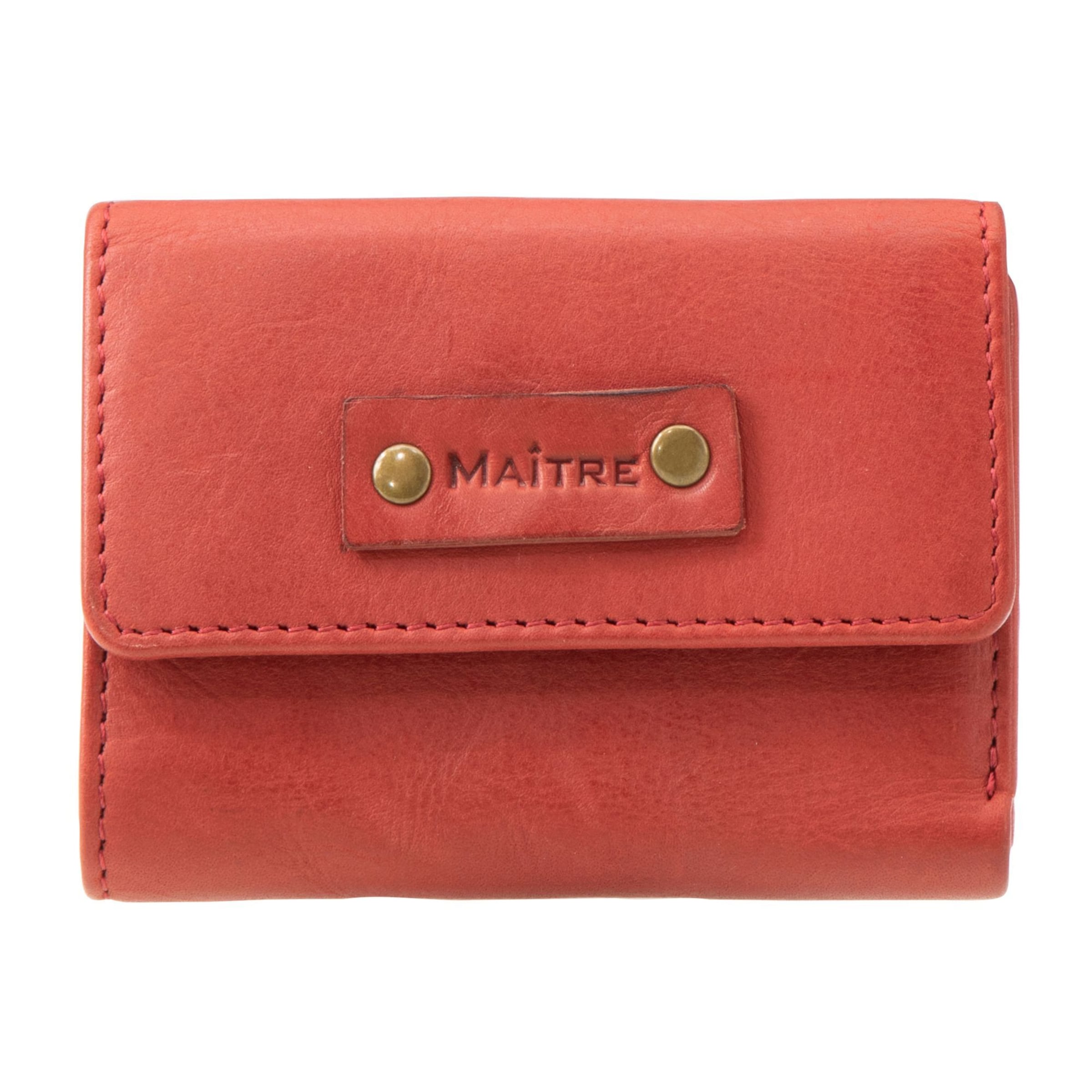 Portamonete 'Steinbach Ilsebill' di Maître in rosso: frontale
