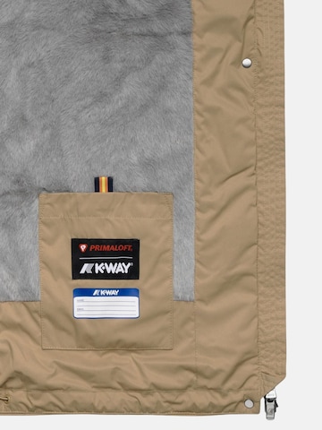 K-Way - Chaqueta de invierno 'K-WAY SOPHIE TWILL SOFT BEAVER GIUBBINO' en beige