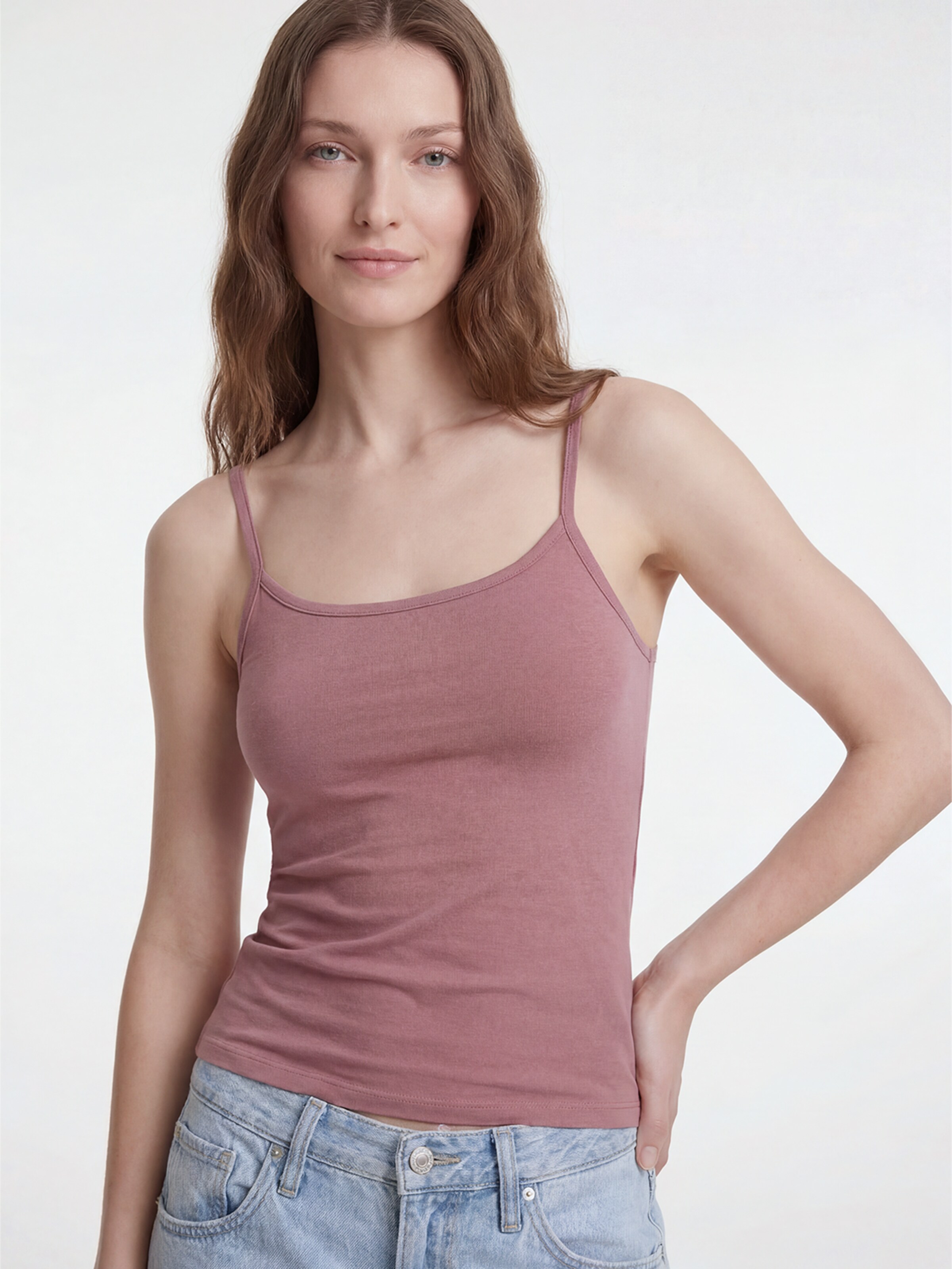 Haut 'Top Second Skin' SEASOND en rose