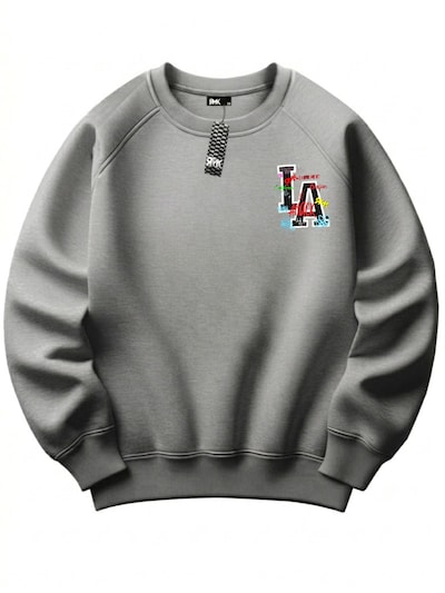 RMK Sweatshirt 'Los Angeles LA'‌‌‌‌‌ in XS in grau, Produktansicht