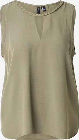 Chemisier 'VMBia Betty' VERO MODA en vert : devant