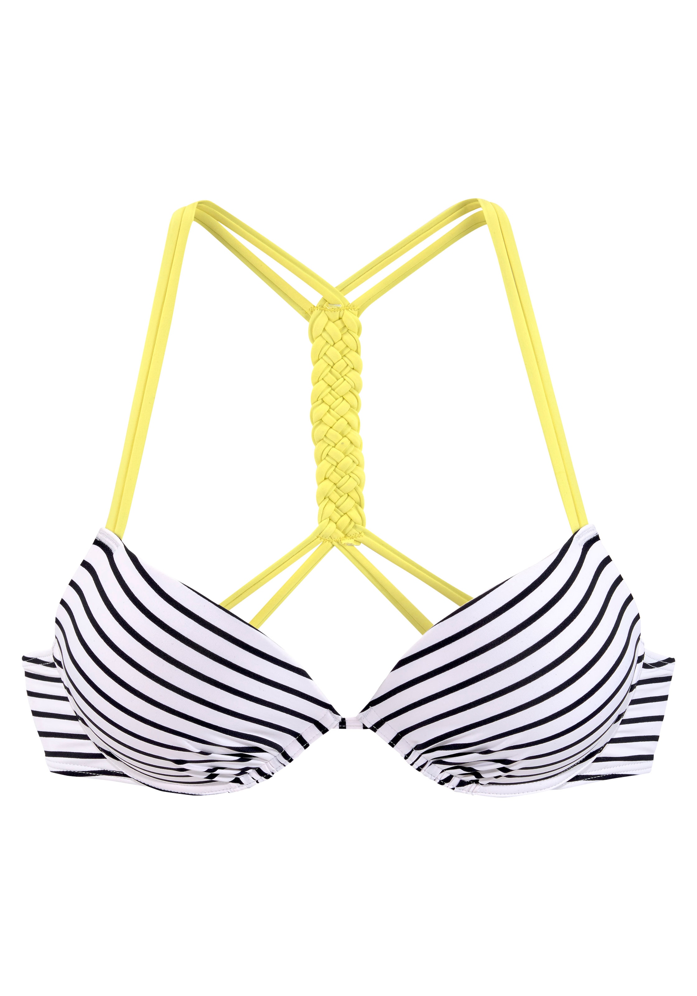 T-shirt Top per bikini di VENICE BEACH in bianco: frontale