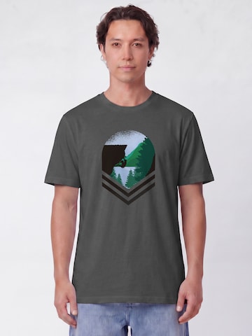 T-Shirt ' Bay Climbing ' Watapparel en gris : devant