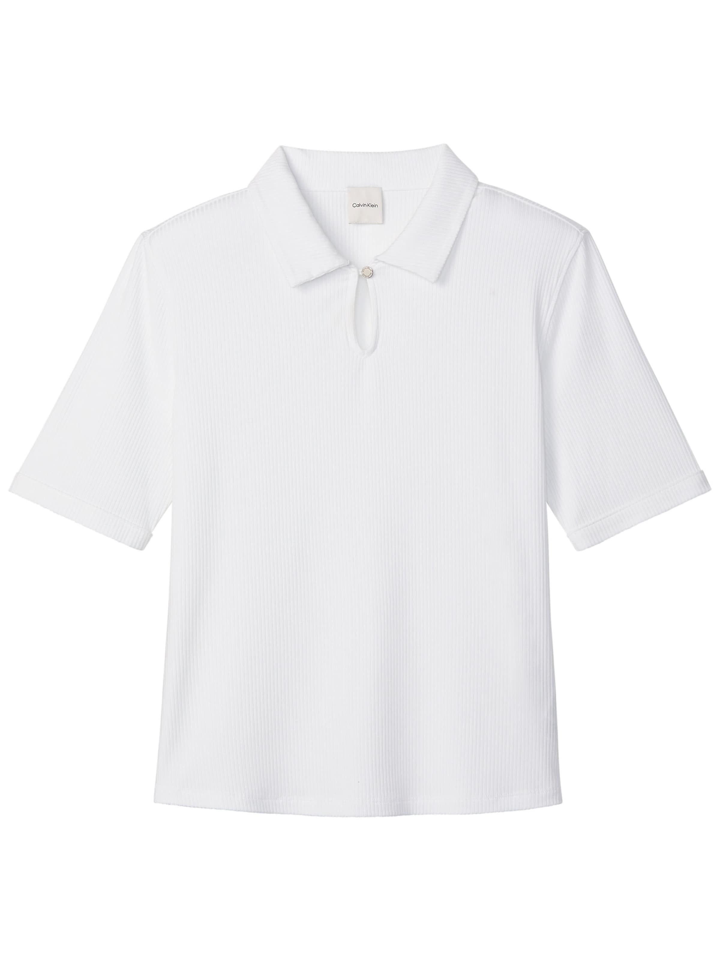 T-shirt Calvin Klein en blanc : devant