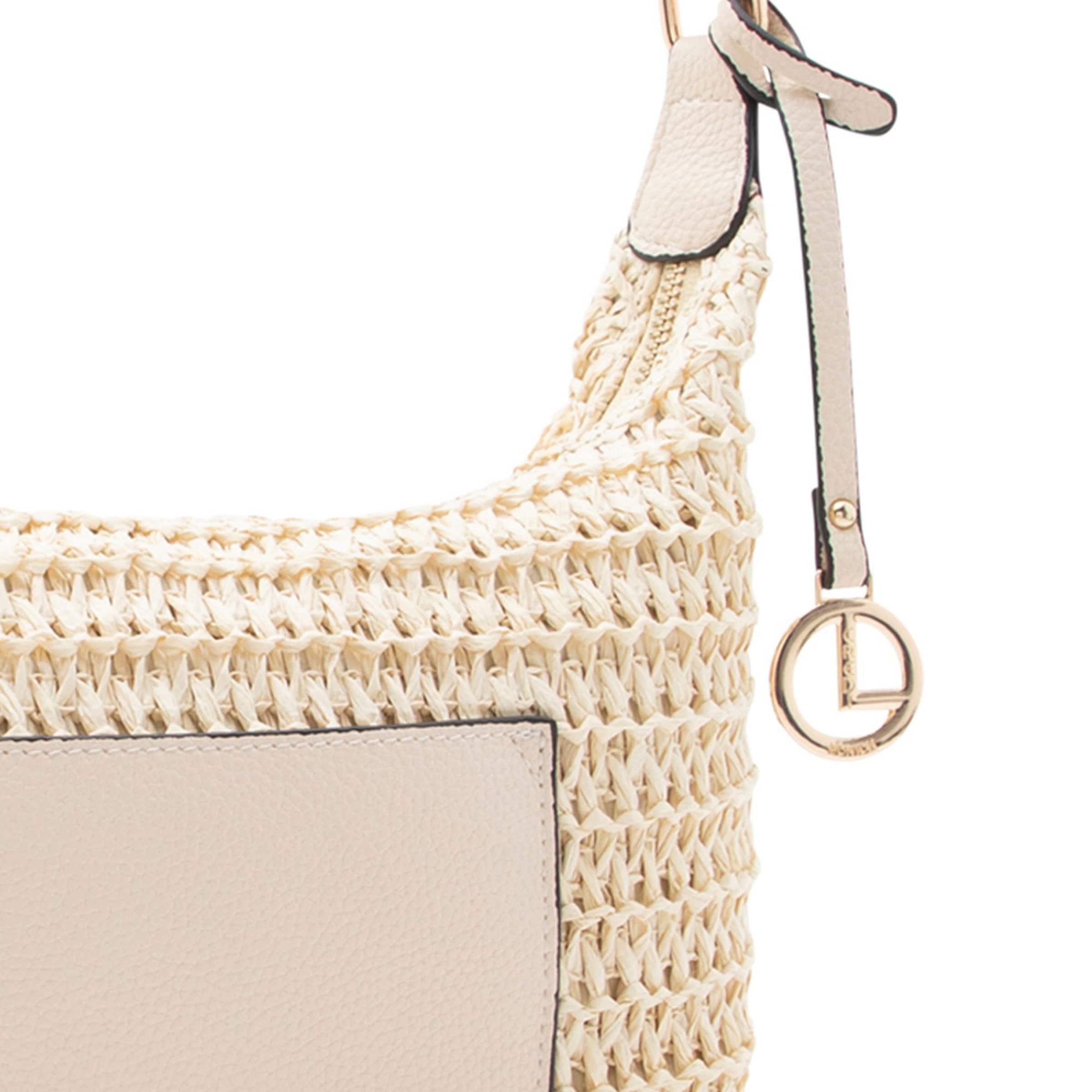 Borsa a tracolla 'Ramina' di L.CREDI in beige