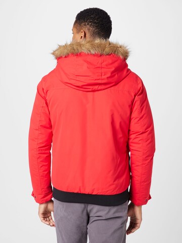 JACK & JONES - Chaqueta de invierno 'Winner' en rojo