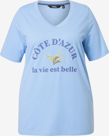 mėlyna Ulla Popken Marškinėliai: priekis