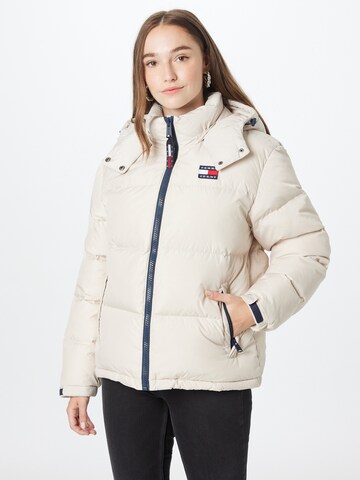 Tommy Jeans Vinterjakke 'Alaska' i beige: forside