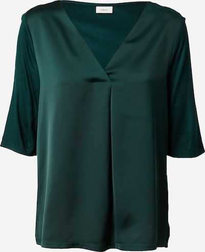 s.Oliver BLACK LABEL Shirt in dunkelgrün, Produktansicht