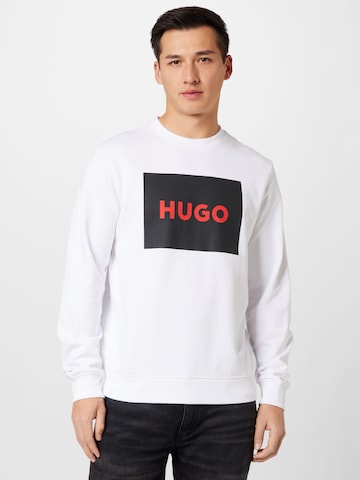 Sweat-shirt 'Duragol' HUGO en blanc : devant