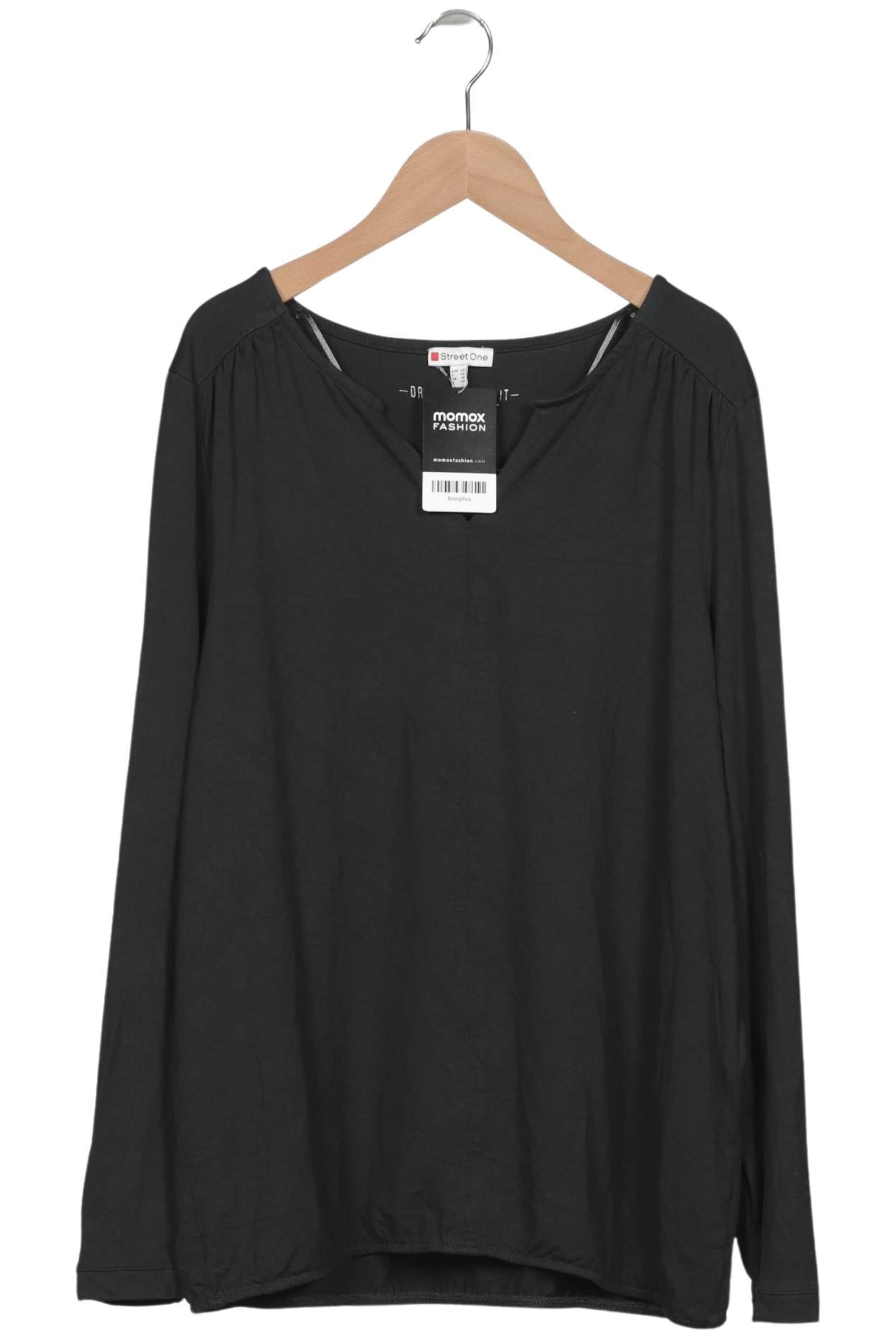 STREET ONE Top & Shirt in XL in Black: front