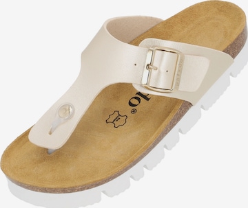Palado Zehentrenner 'Palado Kos PL Metallic' in Gold: Vorderseite