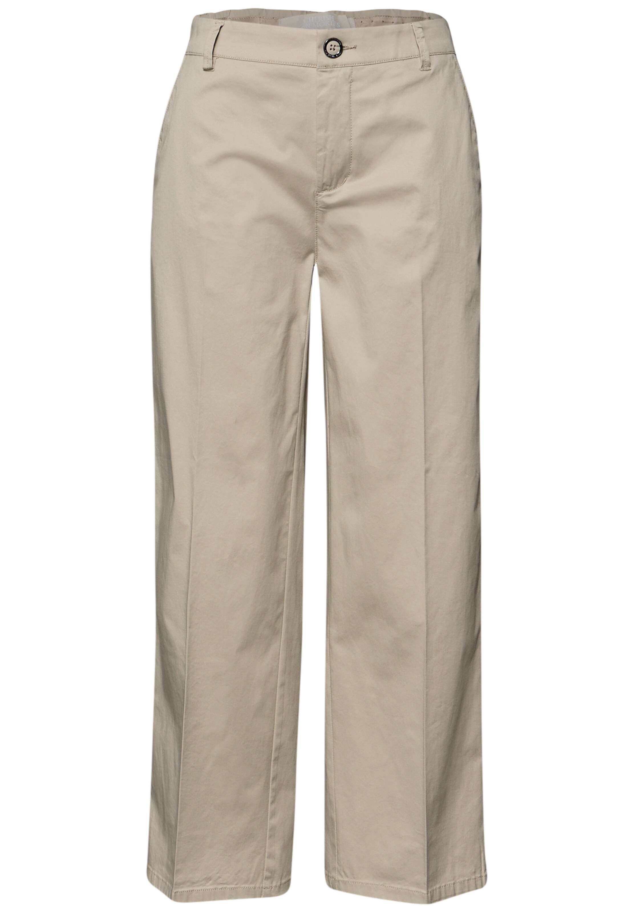 STREET ONE Pleated Pants in Grey: front