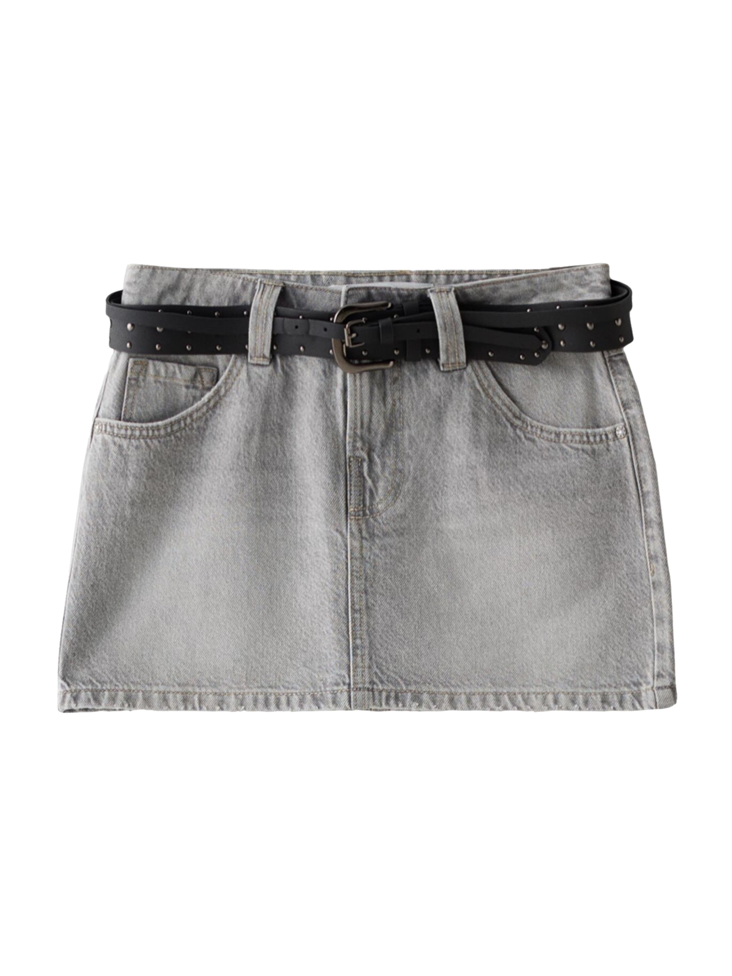 Bershka Rock in Grau: Vorderseite