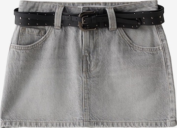 Bershka Пола в сиво: отпред