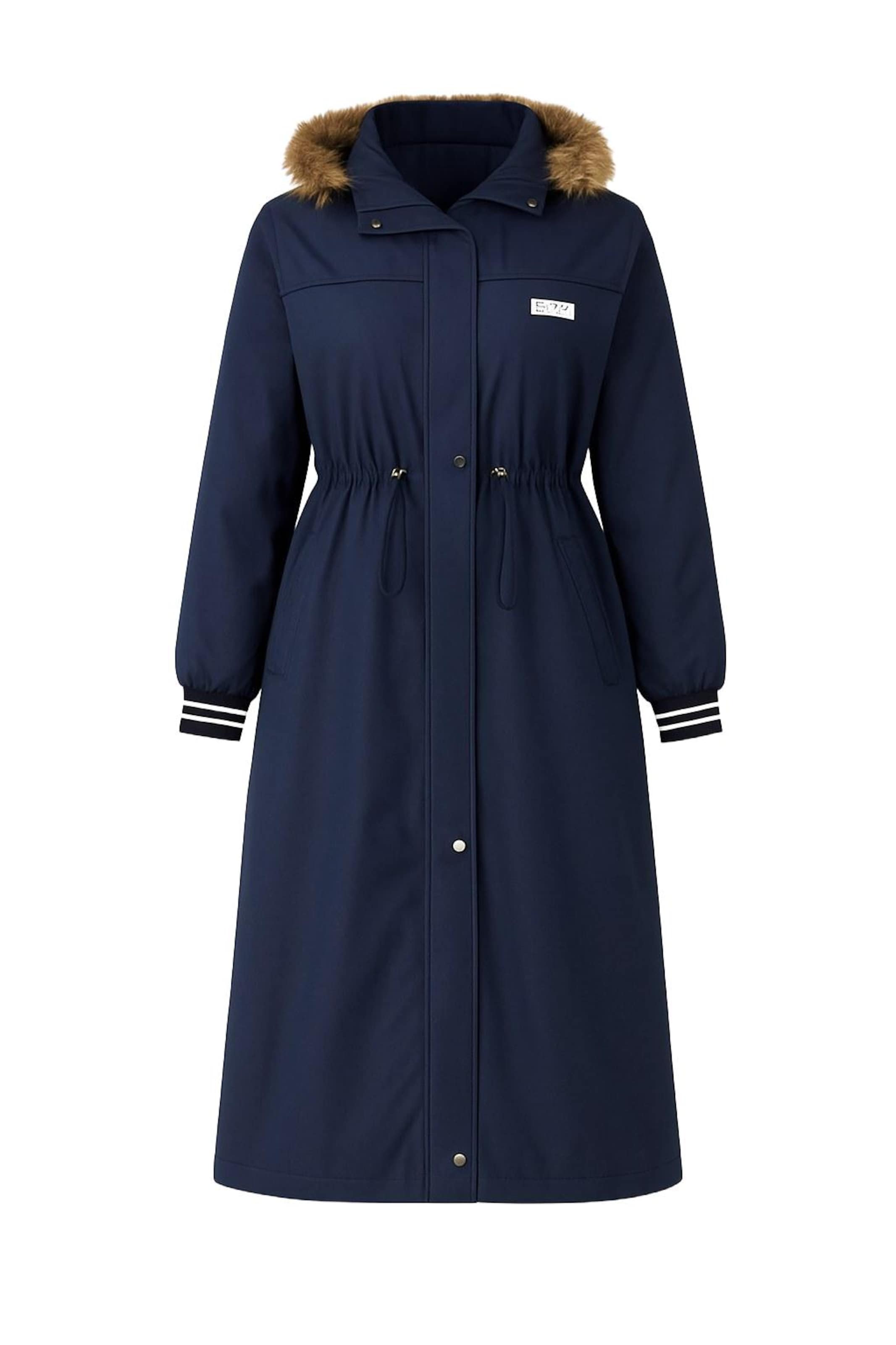 MODAMIHRAM Winter parka in Blue: front