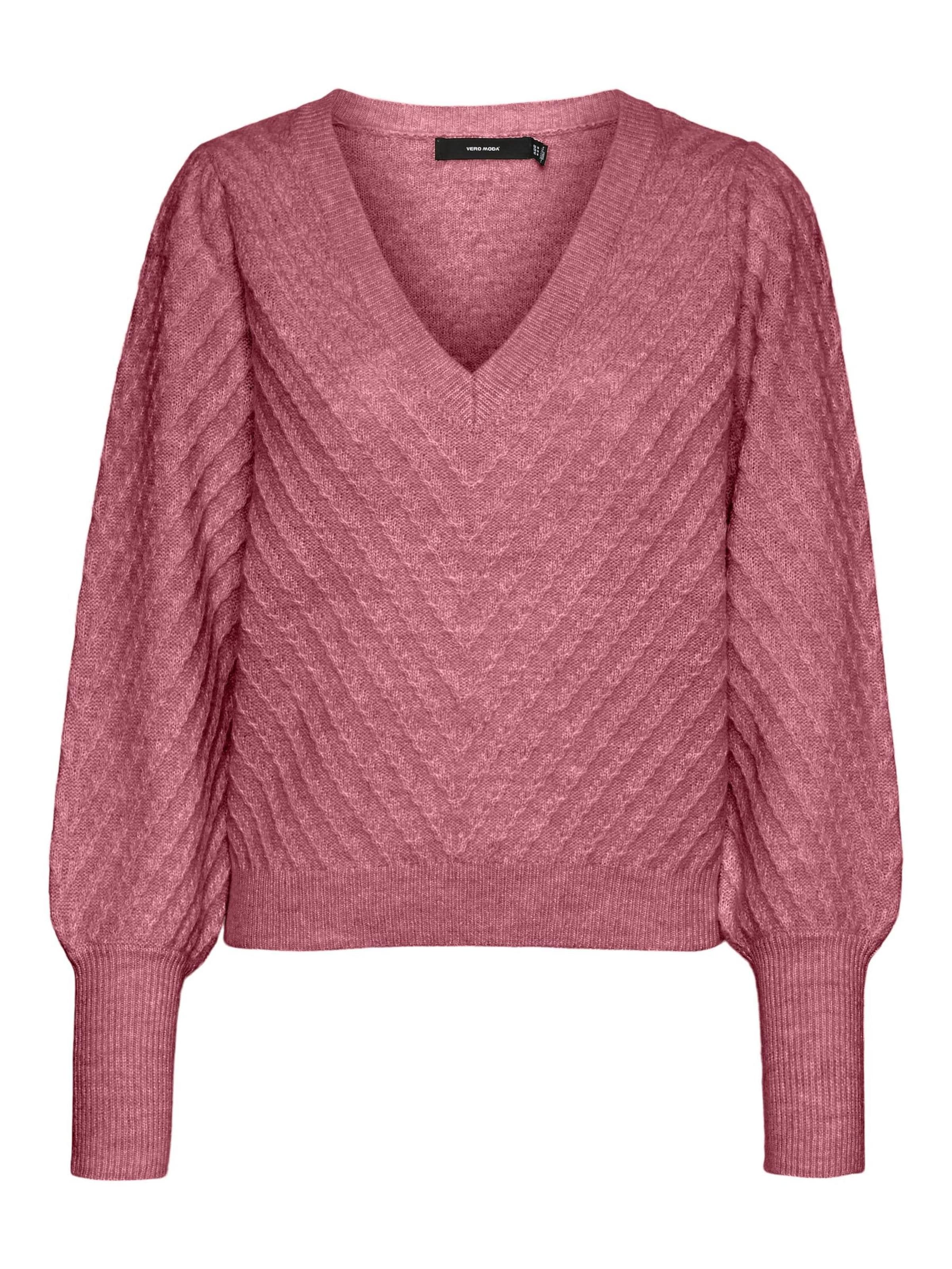 VERO MODA Trui 'VMStinna' in Roze: voorkant